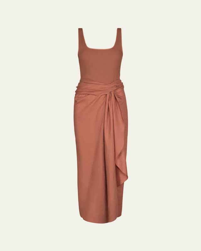 Encanto Pacifico Sleeveless Ankle Dress